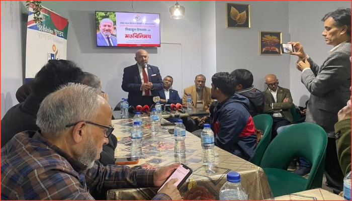 ইউকে বাংলা রিপোর্টার্স ইউনিটির সাথে মেয়র প্রার্থী সিরাজুল ইসলামের মতবিনিময়