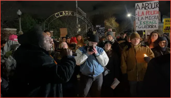 ডেট্রয়েটে আইসিই-বিরোধী বিক্ষোভ