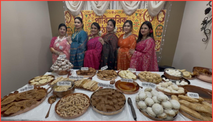 এগ হারবার টাউনশীপে প্রাণের আমেজে “পিঠা উৎসব”