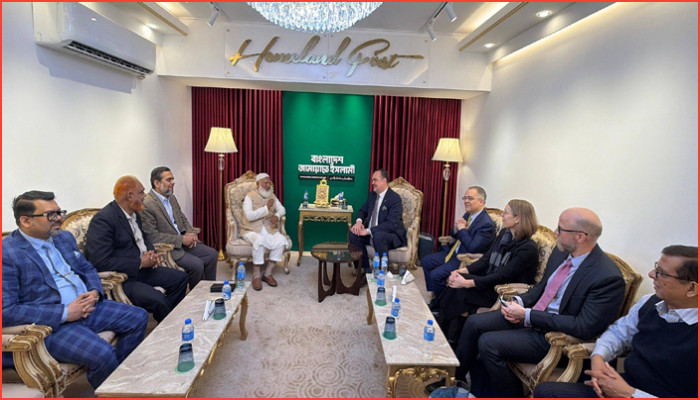 জামায়াত আমিরের সঙ্গে ঢাকাস্থ মার্কিন রাষ্ট্রদূতের বৈঠক