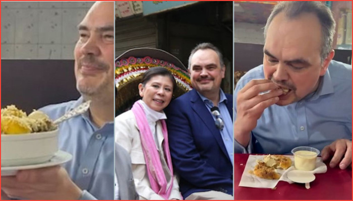 পুরান ঢাকায় রিকশাভ্রমণে মার্কিন রাষ্ট্রদূত, ভাইরাল ভিডিও