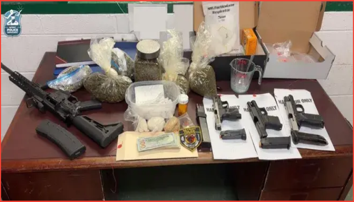ডেট্রয়েটে অভিযানে বিপুল মাদক ও অস্ত্র উদ্ধার, একজন গ্রেপ্তার