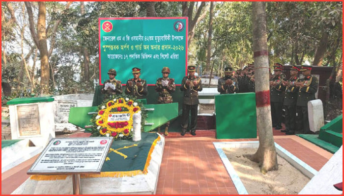 সিলেটে যথাযোগ্য মর্যাদায় জেনারেল ওসমানীর ৪২তম মৃত্যুবার্ষিকী পালিত