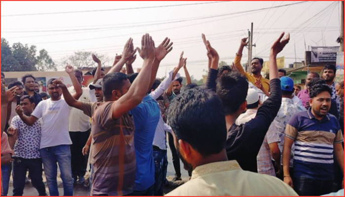 হবিগঞ্জে বিএনপি নেতা গ্রেফতারকে কেন্দ্র করে মহাসড়ক অবরোধ