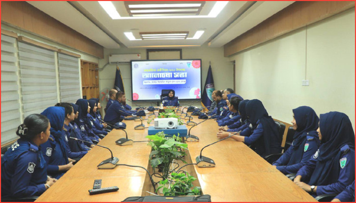 আন্তর্জাতিক নারী দিবস উপলক্ষে হবিগঞ্জে পুলিশ প্রশাসনের সভা