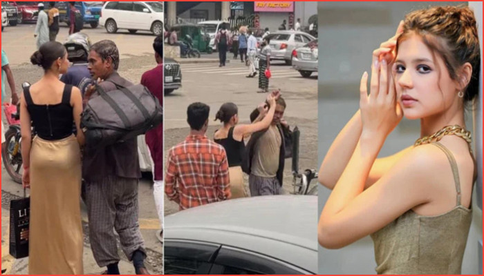 ঢাকায় পথচারিকে পেটালেন রাশিয়ান মডেল, ভিডিও ভাইরাল