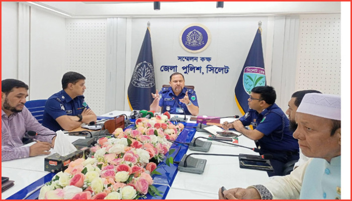 মাদক ও সড়ক দুর্ঘটনা সিলেটের বড় চ্যালেঞ্জ : নবাগত পুলিশ সুপার
