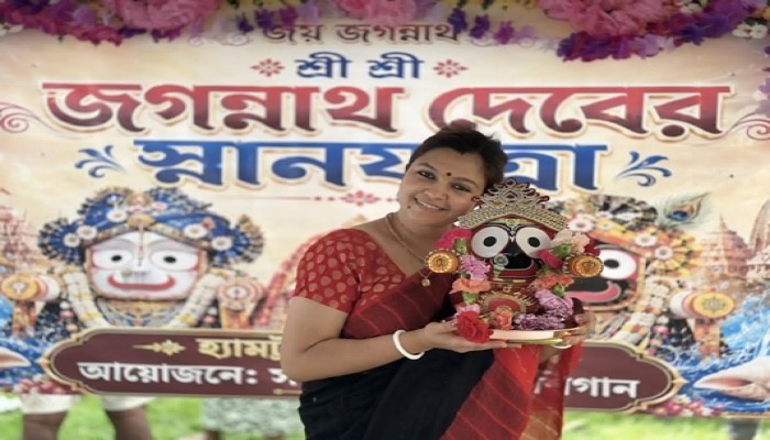 হ্যামট্রাম্যাকে জগন্নাথদেবের স্নানযাত্রা সম্পন্ন, ১৮ জুলাই ৫ম রথযাত্রা