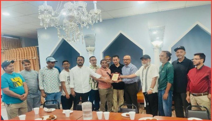হবিগঞ্জ বৃন্দাবন কলেজের সাবেক ভিপি নজমুল আজিজকে মিশিগানে সংবর্ধনা