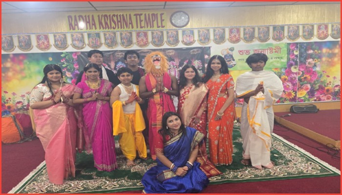 জন্মাষ্টমীতে রাধাকৃষ্ণ টেম্পলে ‘ভক্ত প্রহ্লাদ’ মঞ্চস্থ