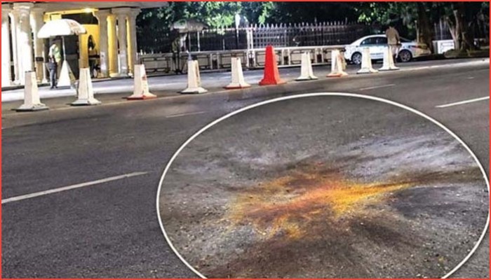 প্রধানমন্ত্রীর কার্যালয়ের সামনে দুটি ককটেল নিক্ষেপ, একটি বিস্ফোরিত