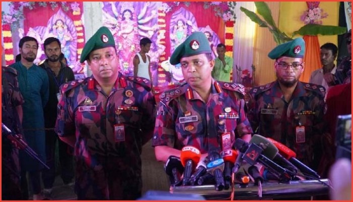 দুর্গাপূজার নিরাপত্তায় শ্রীমঙ্গল সেক্টরে ৩৪ প্লাটুন বিজিবি, ড্রোনে নজরদারি